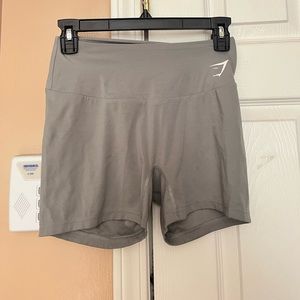 Gymshark tight training shorts grey